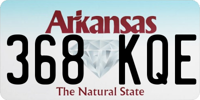 AR license plate 368KQE