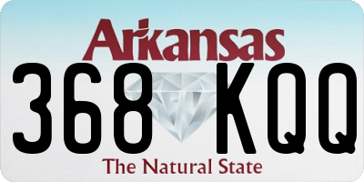 AR license plate 368KQQ