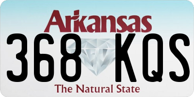 AR license plate 368KQS