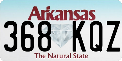 AR license plate 368KQZ