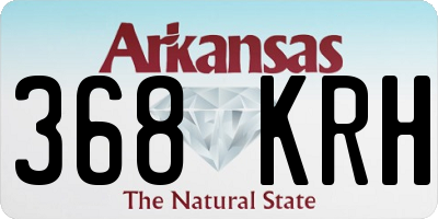 AR license plate 368KRH