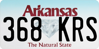 AR license plate 368KRS