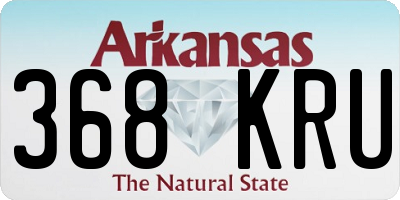 AR license plate 368KRU