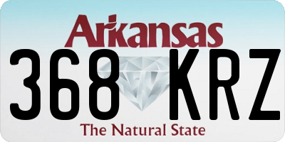 AR license plate 368KRZ