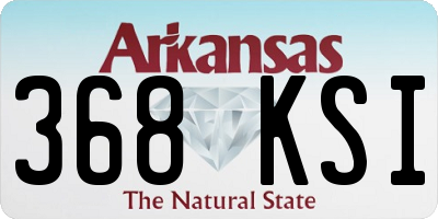 AR license plate 368KSI