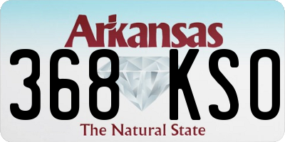 AR license plate 368KSO