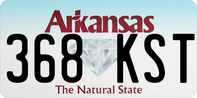 AR license plate 368KST
