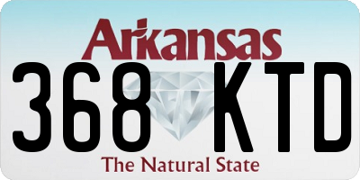 AR license plate 368KTD