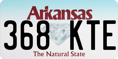 AR license plate 368KTE