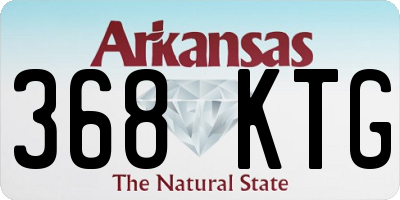 AR license plate 368KTG