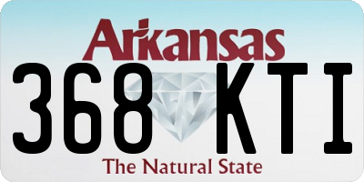 AR license plate 368KTI