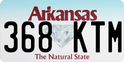 AR license plate 368KTM