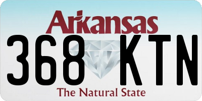 AR license plate 368KTN