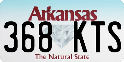 AR license plate 368KTS