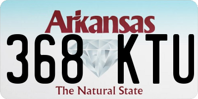 AR license plate 368KTU
