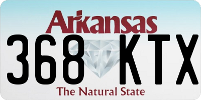 AR license plate 368KTX