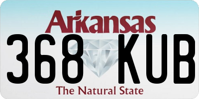 AR license plate 368KUB