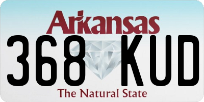 AR license plate 368KUD