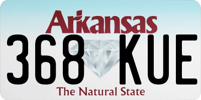 AR license plate 368KUE