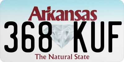 AR license plate 368KUF