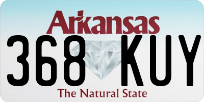 AR license plate 368KUY