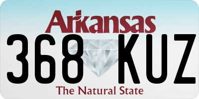 AR license plate 368KUZ
