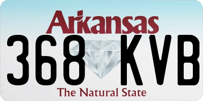 AR license plate 368KVB