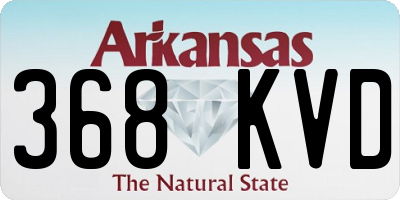 AR license plate 368KVD