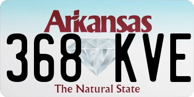 AR license plate 368KVE