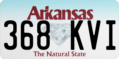 AR license plate 368KVI