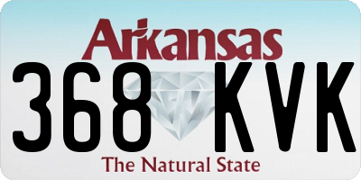 AR license plate 368KVK
