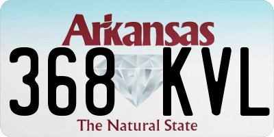 AR license plate 368KVL