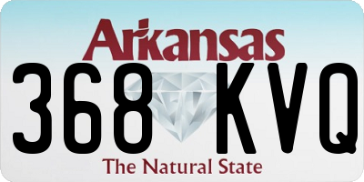 AR license plate 368KVQ