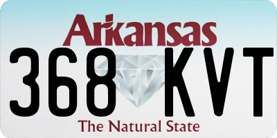 AR license plate 368KVT