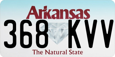 AR license plate 368KVV