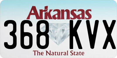 AR license plate 368KVX