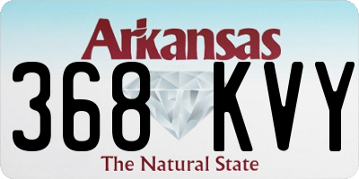 AR license plate 368KVY