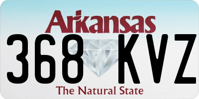 AR license plate 368KVZ