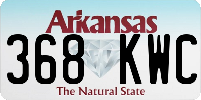 AR license plate 368KWC