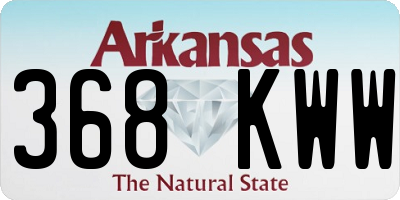 AR license plate 368KWW