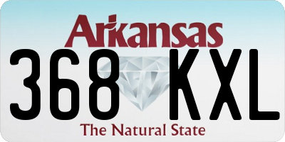 AR license plate 368KXL