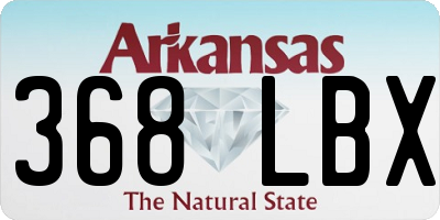 AR license plate 368LBX