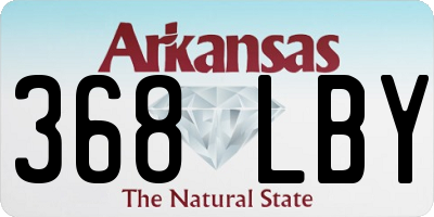 AR license plate 368LBY