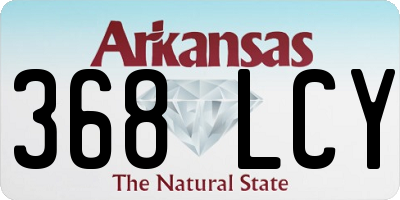 AR license plate 368LCY