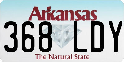 AR license plate 368LDY