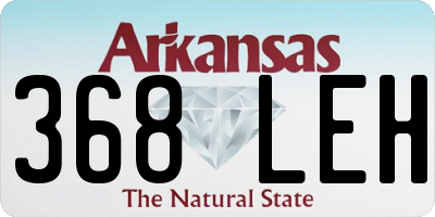 AR license plate 368LEH