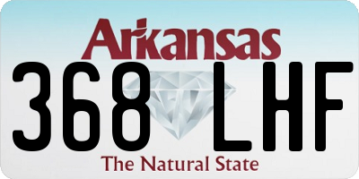 AR license plate 368LHF