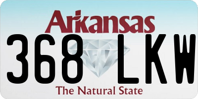 AR license plate 368LKW