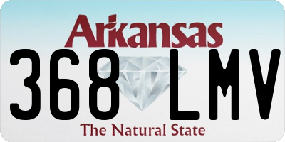 AR license plate 368LMV