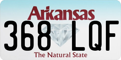 AR license plate 368LQF